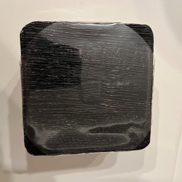 White Marble Coasters Set of 4 with Holder Gift Ready New - Picture 2 of 10